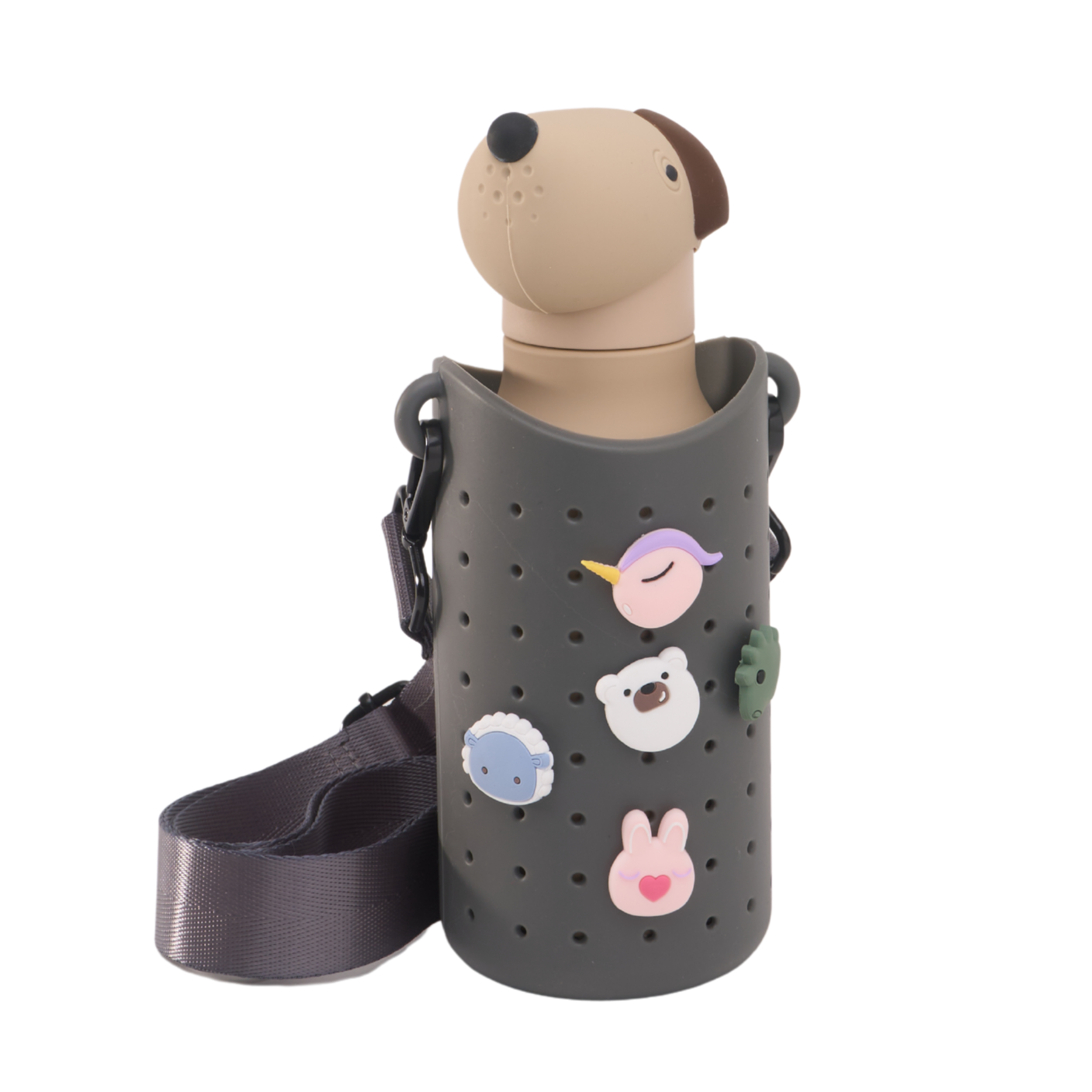 Beige Dog Bestie Bottle