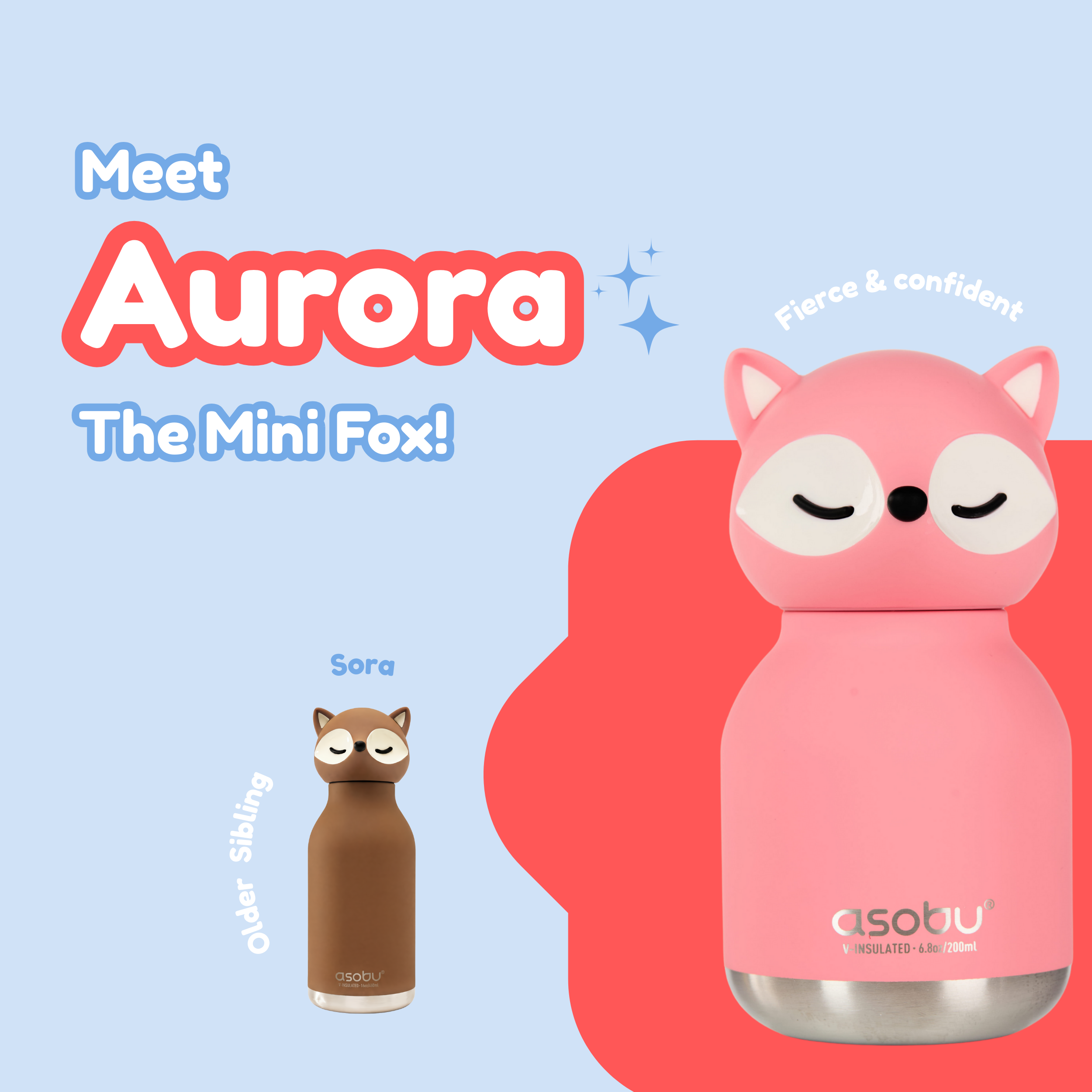 Mini Fox Bestie Bottle
