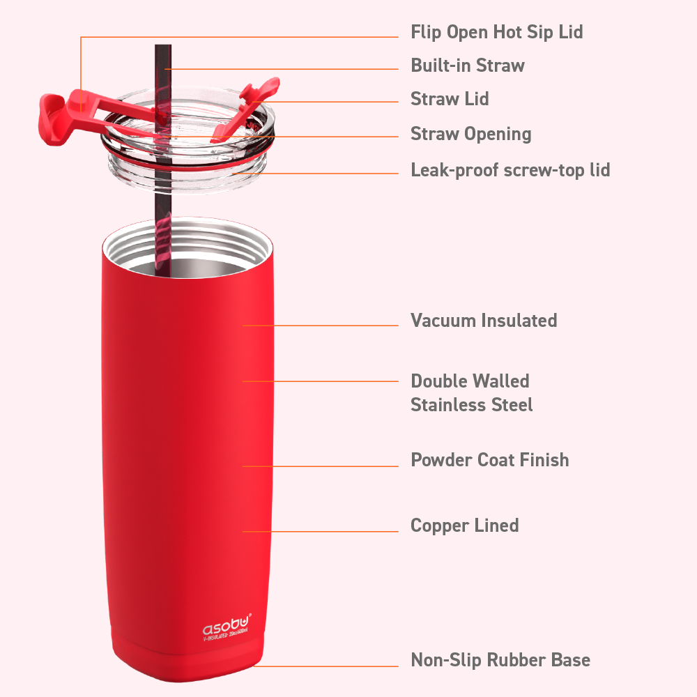 Red Aqualina Tumbler