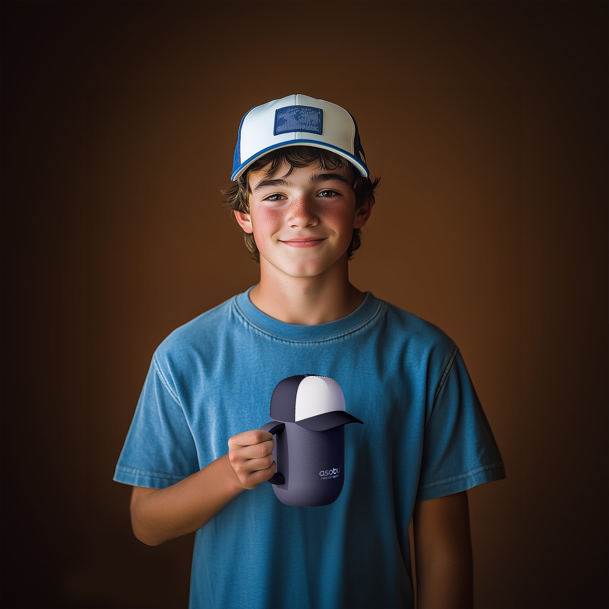 Happy Hats Trucker Cap Red