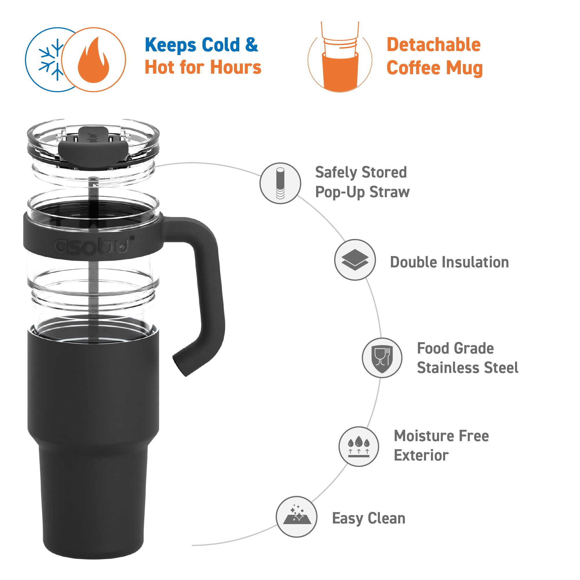 Black Explorer 2-in-1