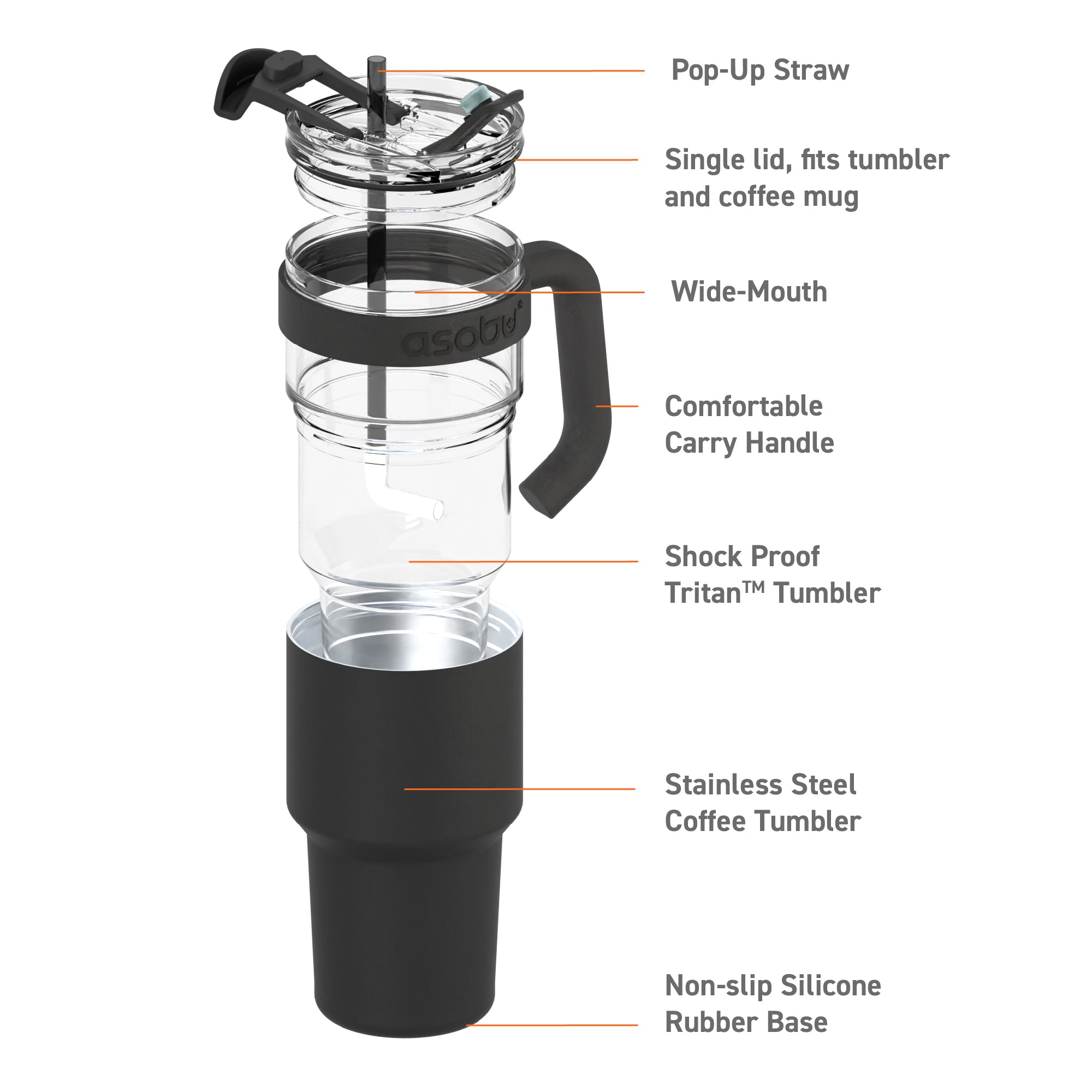 Black Explorer 2-in-1