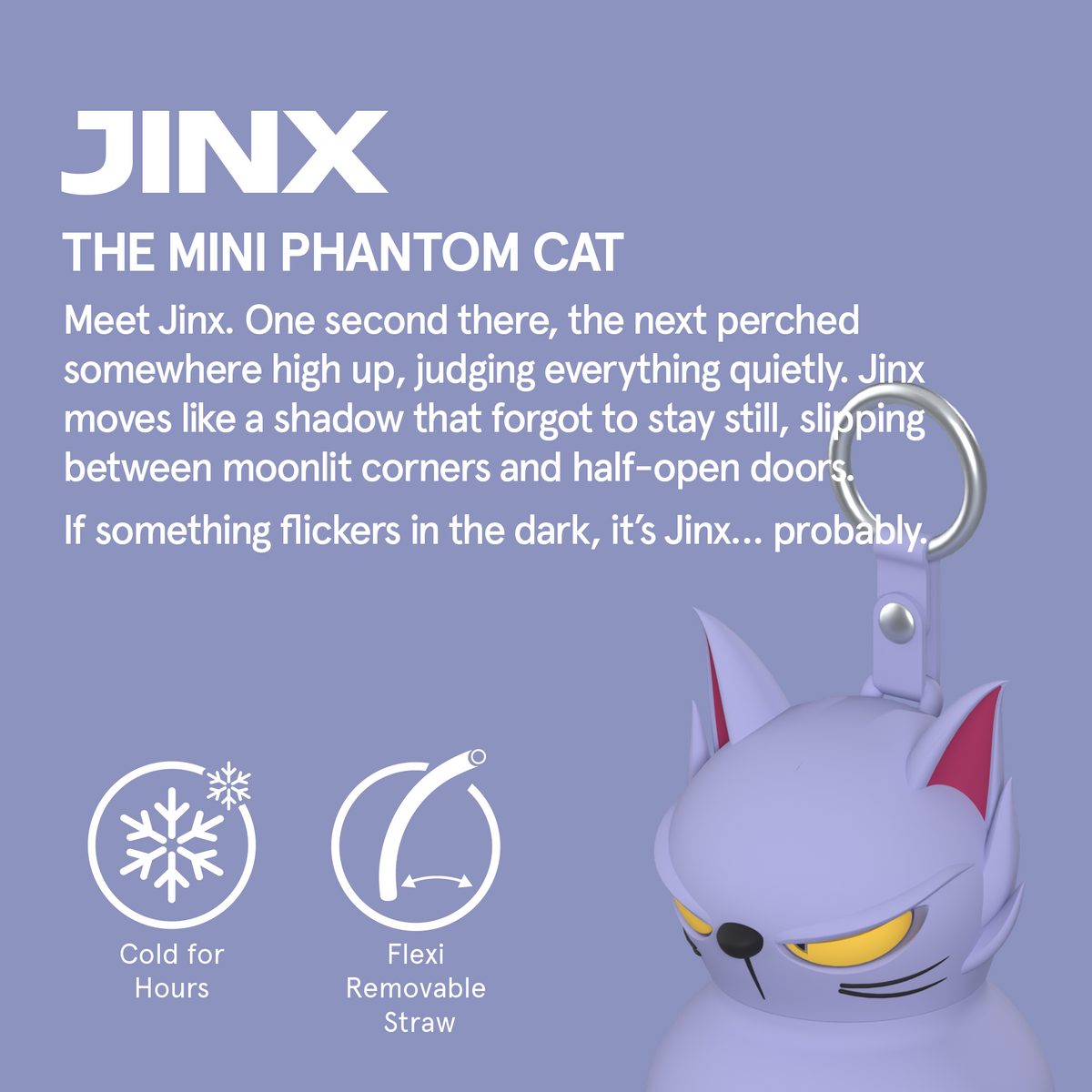 Mini Phantom Cat Spookie Bottle