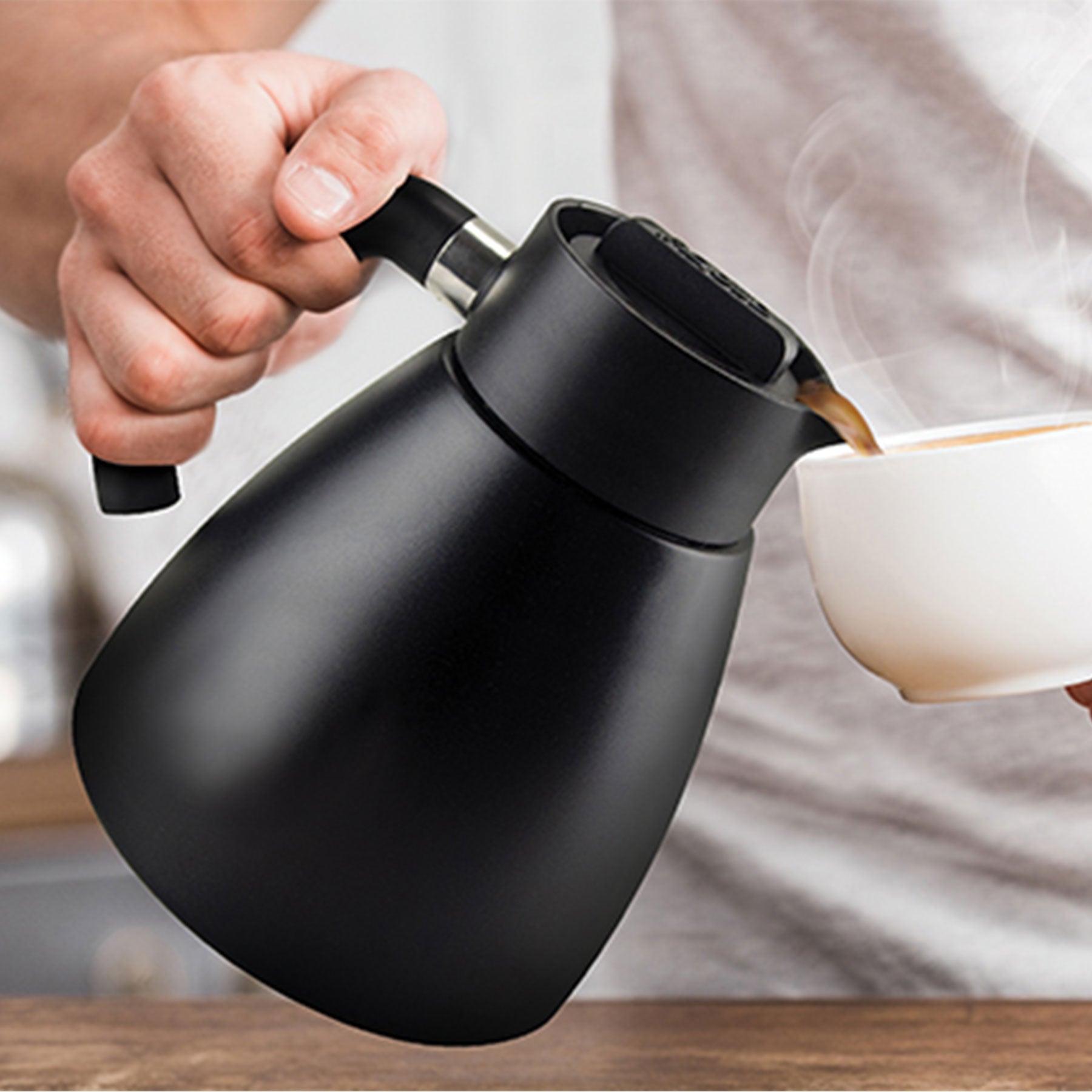 Cold brew and Pour Over Handle Lid