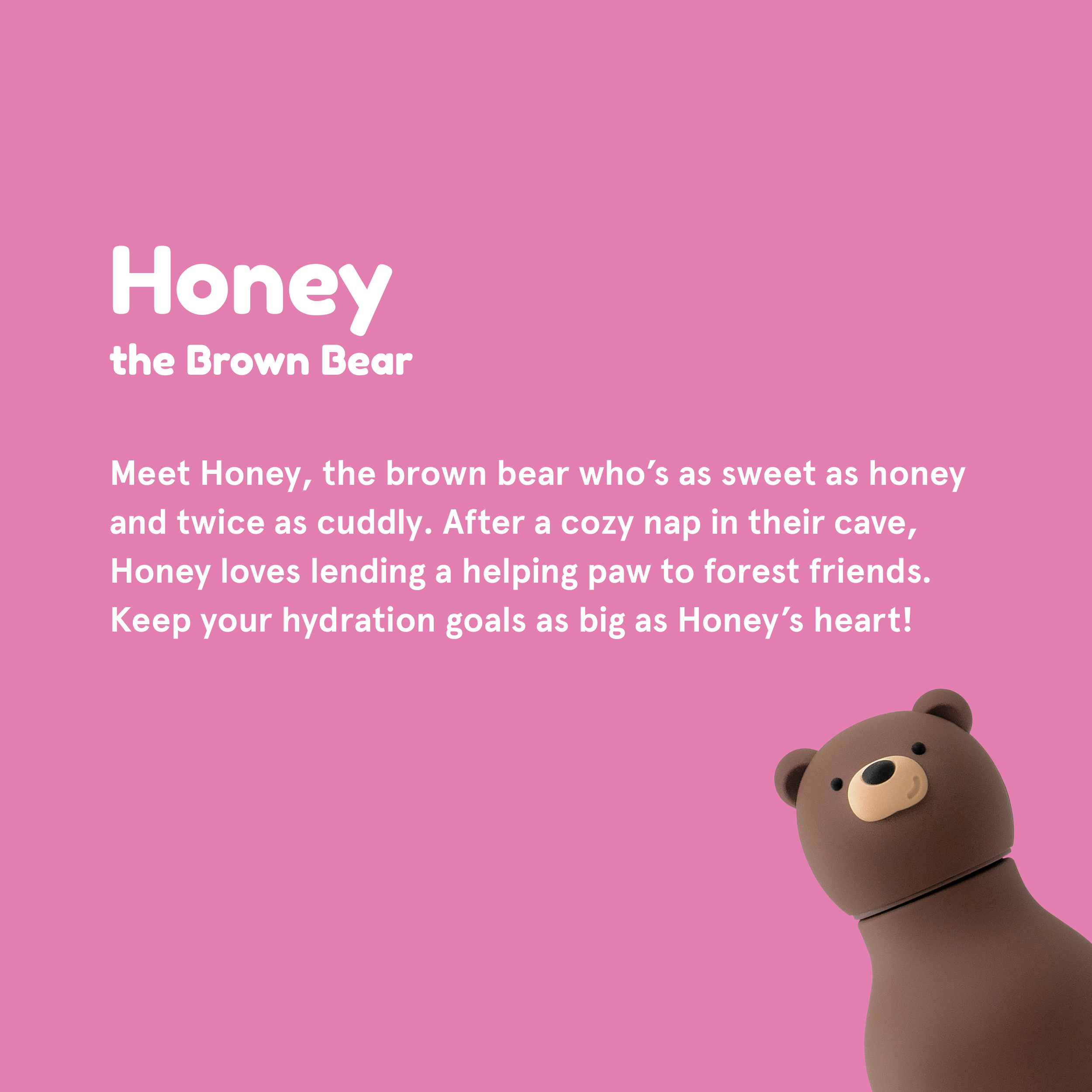 Brown Bear Bestie Bottle