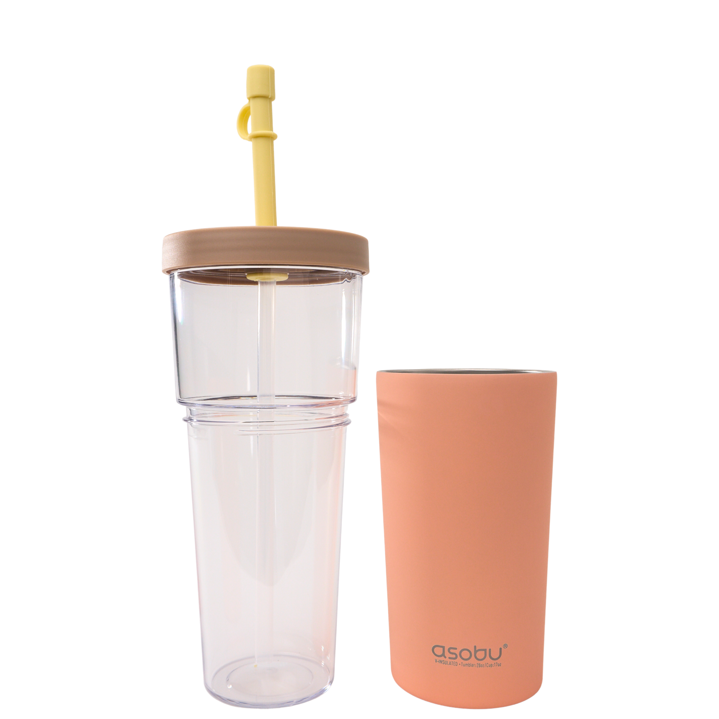 Pastel Peach Marina Tumbler