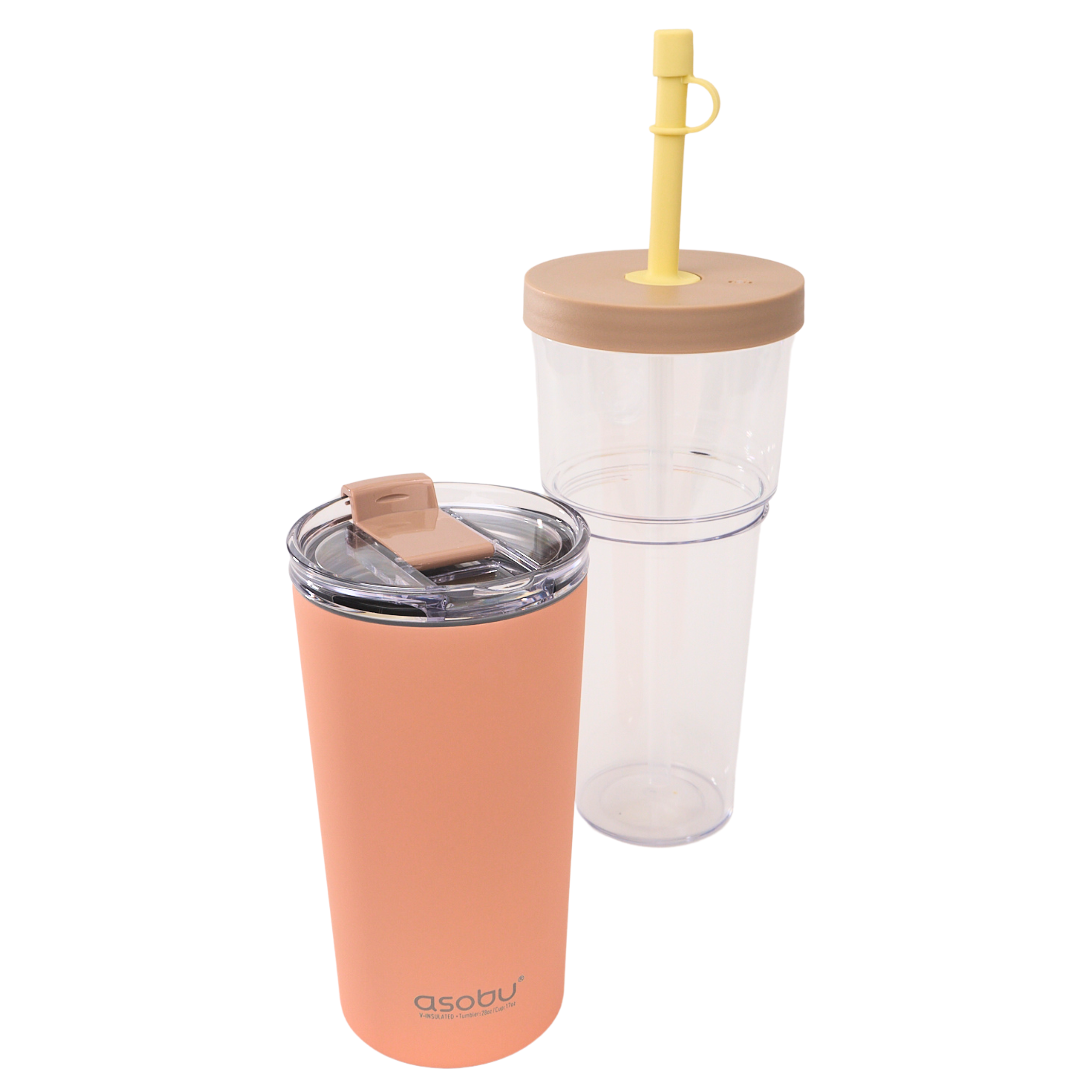 Pastel Peach Marina Tumbler