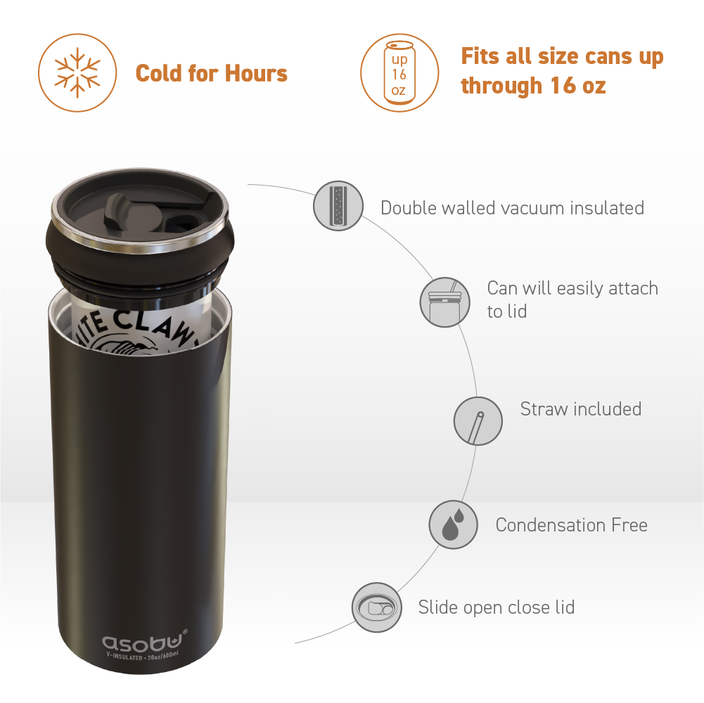 Sparkling Black Multi Can Cooler