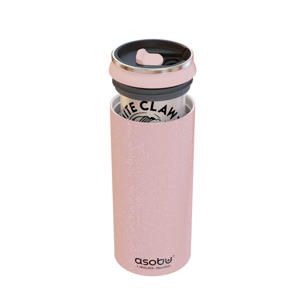 Glitter Pink Multi Can Cooler