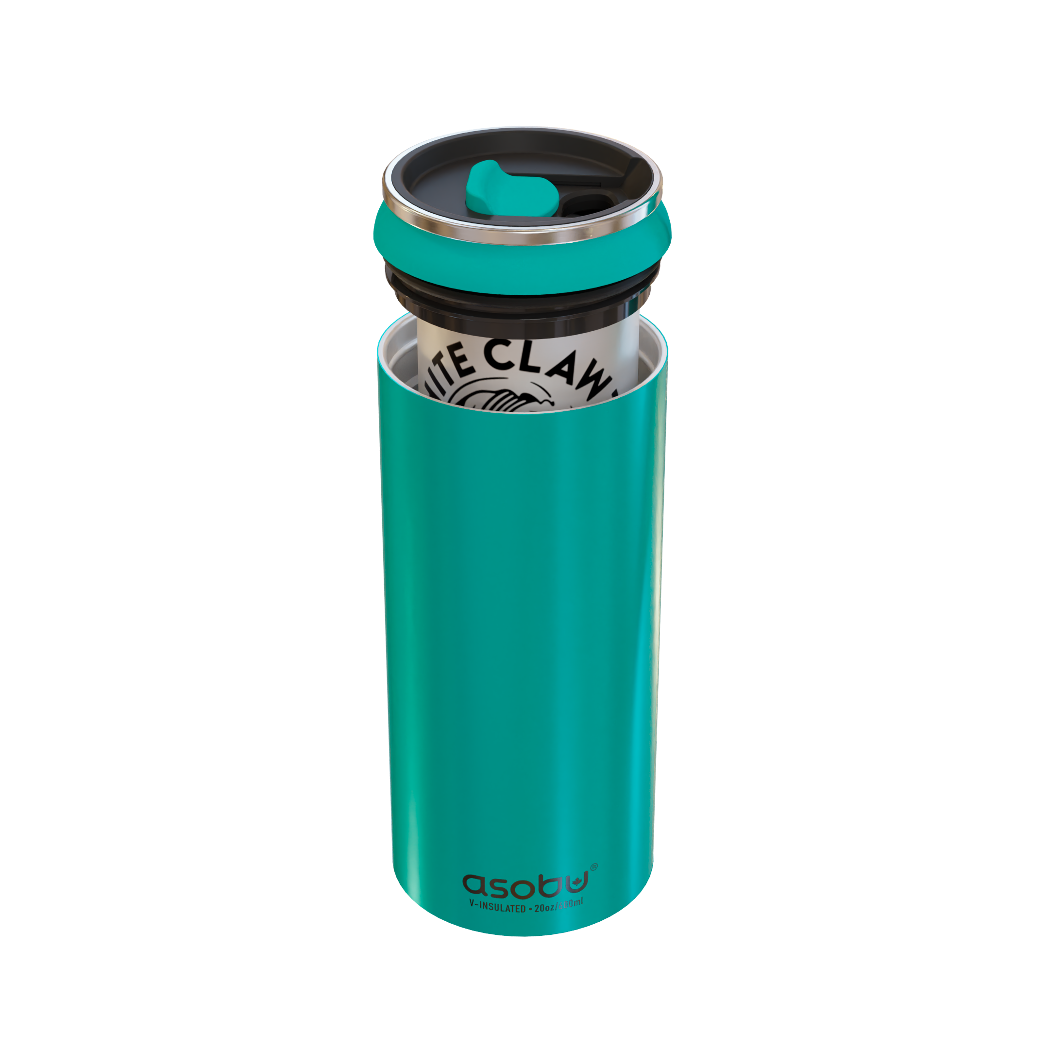 Sparkling Teal Multi Can Cooler