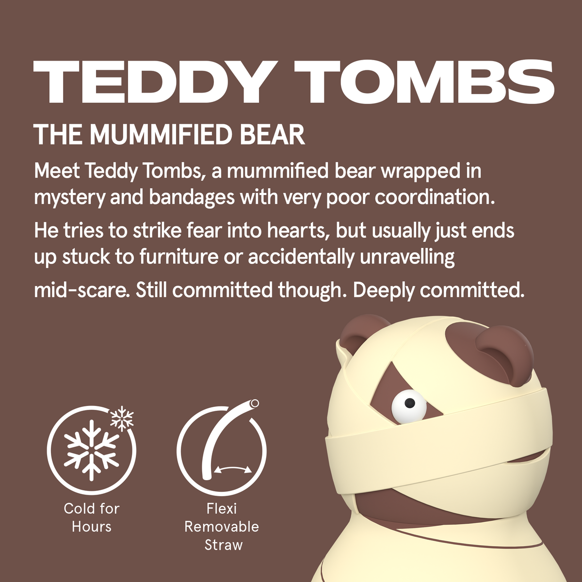 Maxi Mummified Bear Spookie Bottle