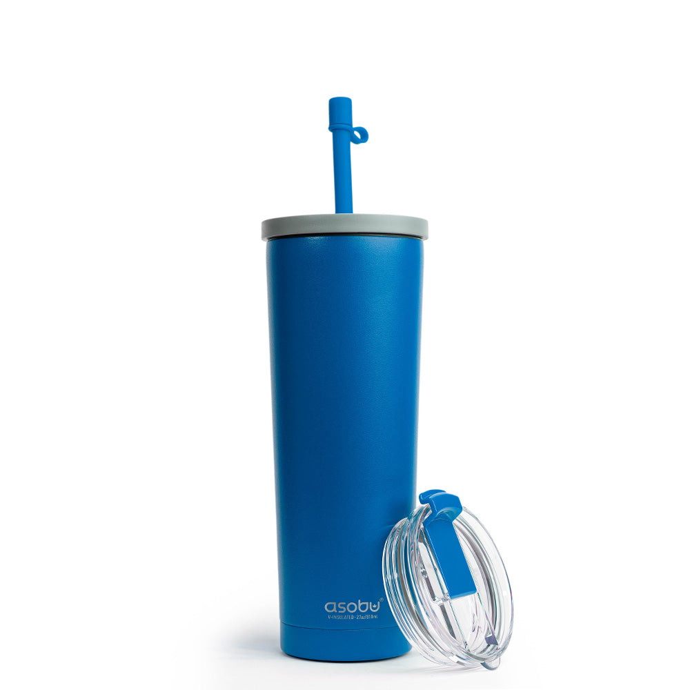 blue coffee tumbler bottle - super sippy