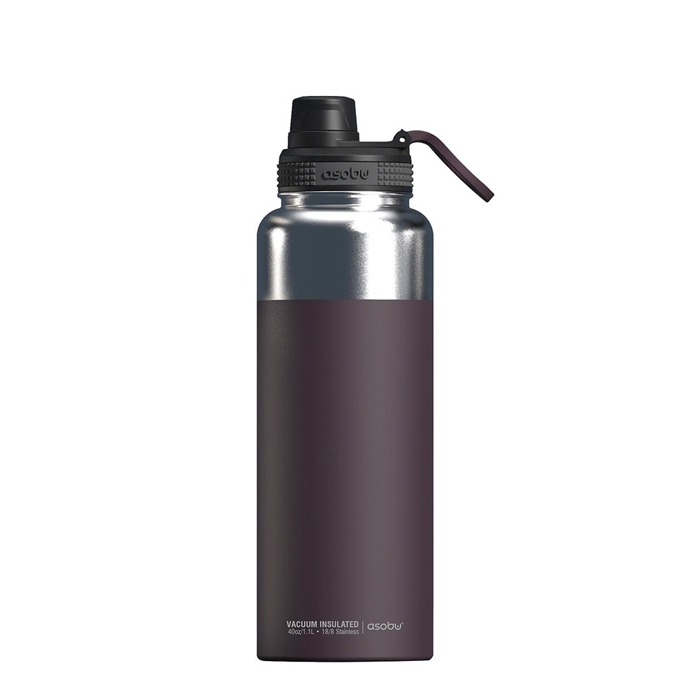 burgundy mighty flask water bottle