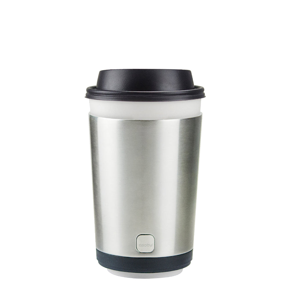 silver coffee insulated sleeve