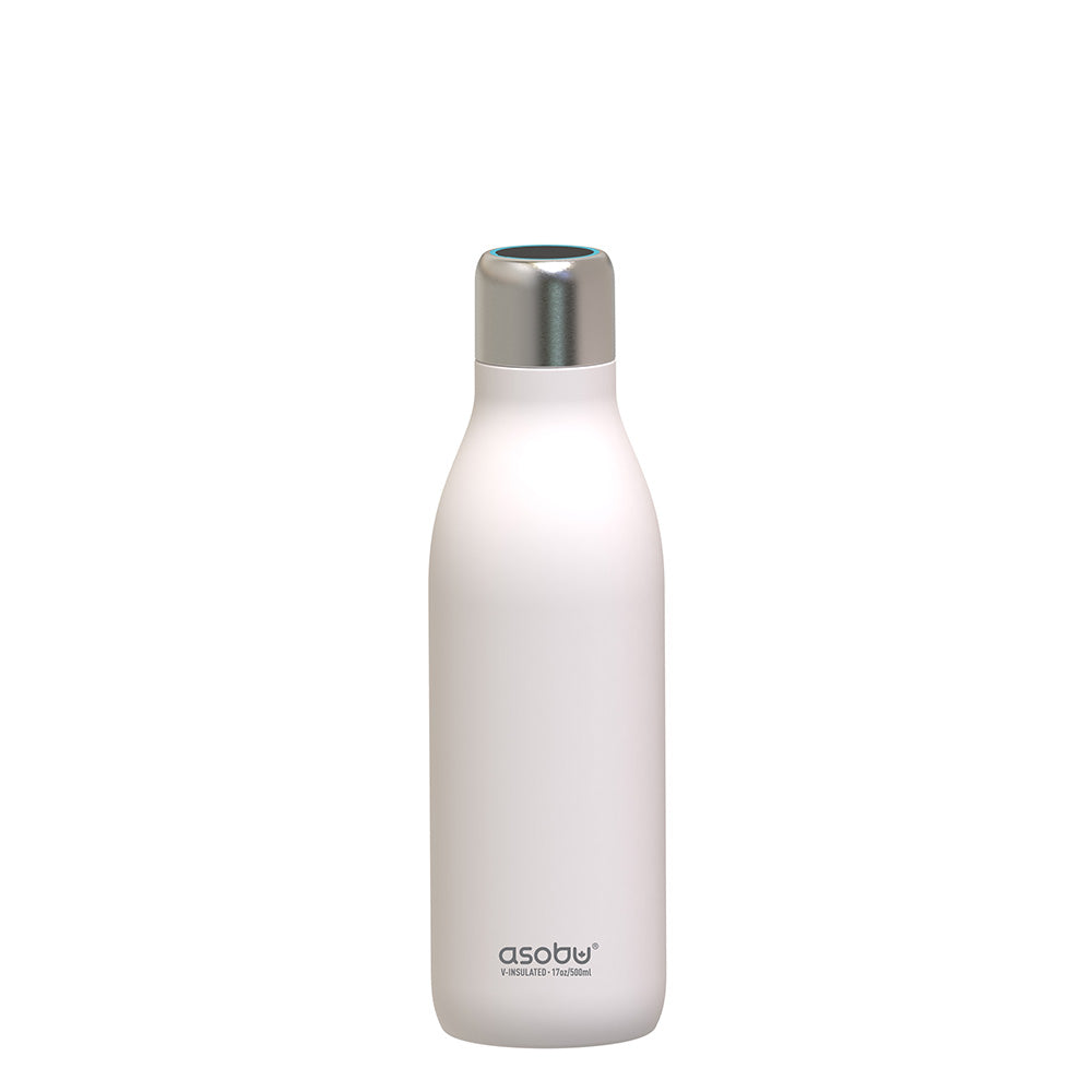 Self Cleaning Water Bottle -white