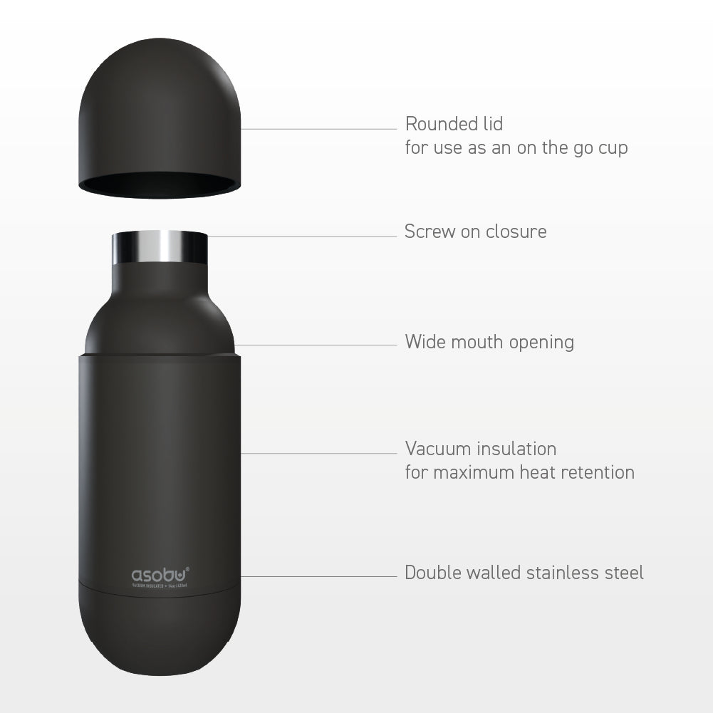 Slate Blue Orb Bottle