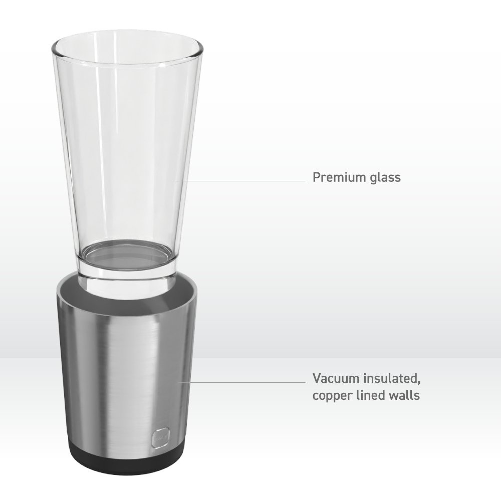 Silver Insulated Beer Sleeve
