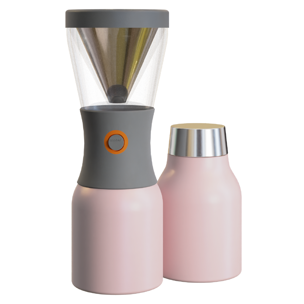 Pink Cold Brew Coffee Maker