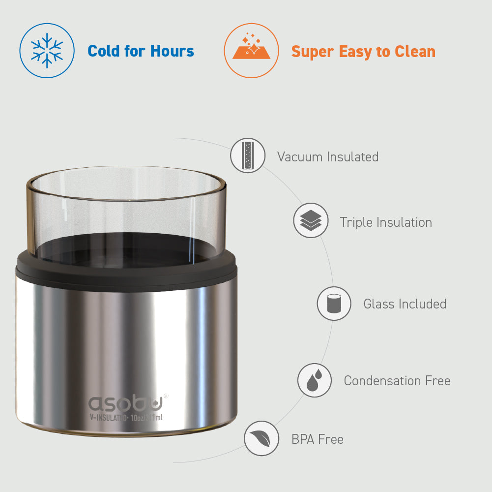 Silver Whiskey Insulated Sleeve