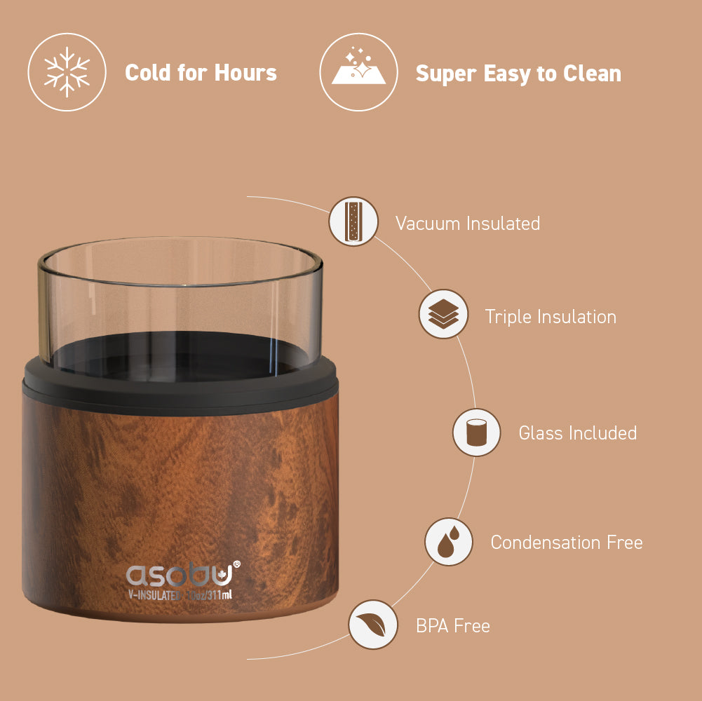 Wood Whiskey Insulated Sleeve