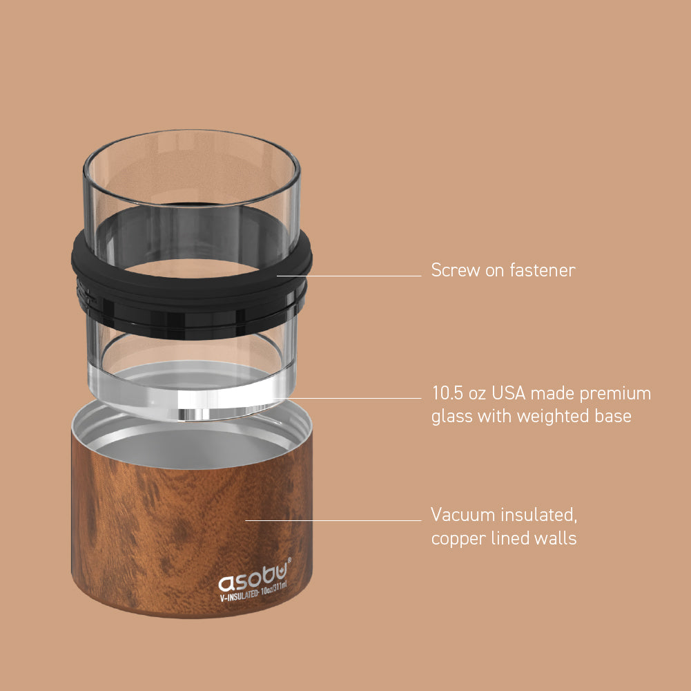 Wood Whiskey Insulated Sleeve