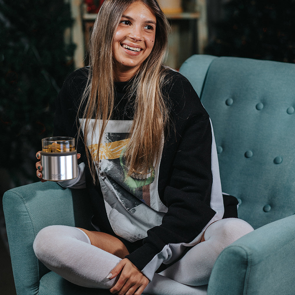 Silver Whiskey Insulated Sleeve