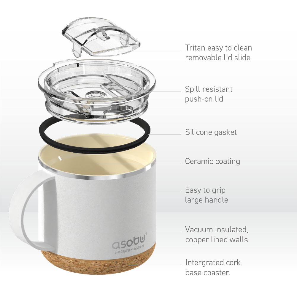 White Infinite Mug