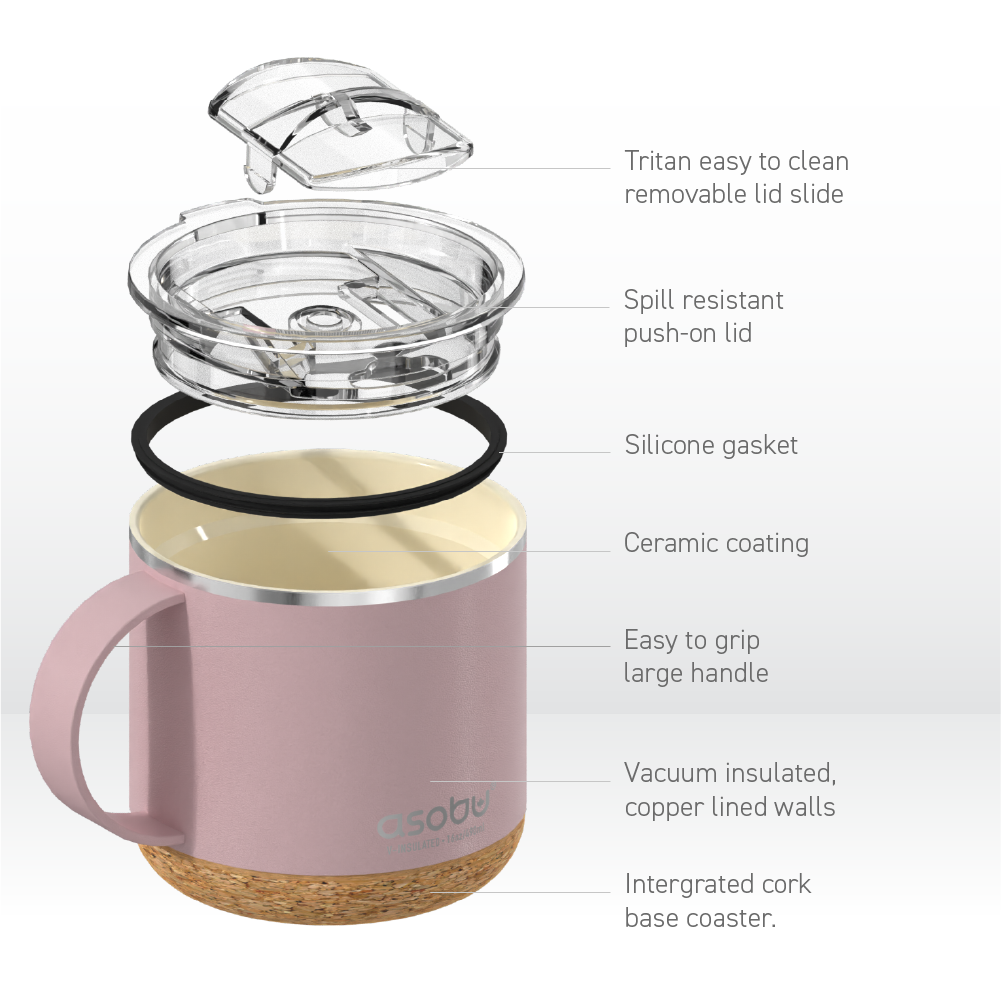 Powdered Pink Infinite Mug