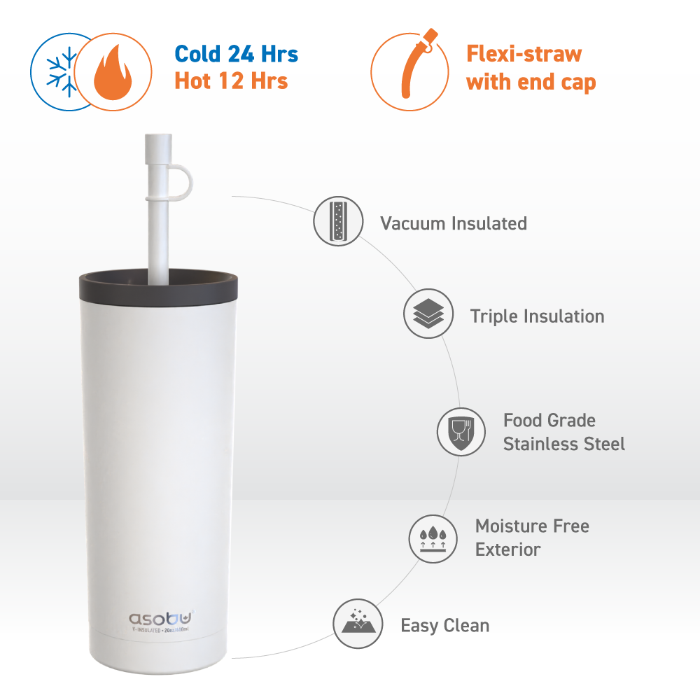 White Super Sippy Tumbler