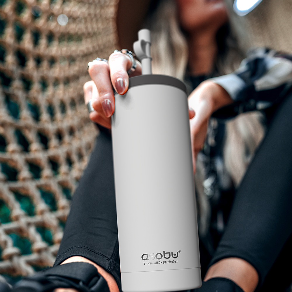 White Super Sippy Tumbler