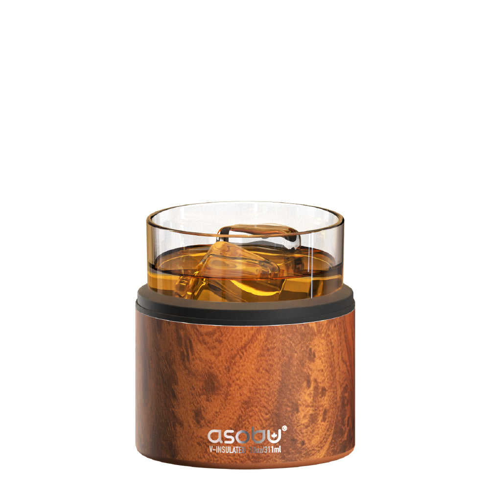 Natural Wood Whiskey Insulated Sleeve